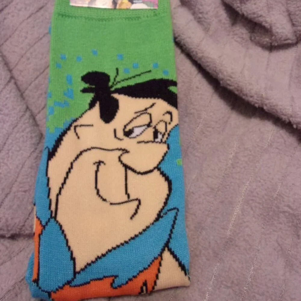 The Flintstones Fred Flintstones Crew Socks New 6-12